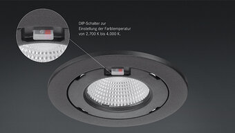 CHOOOSE. Das smarte LED-Deckeneinbaudownlight.